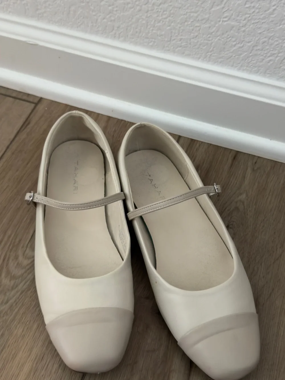 Classic Cream Mary Jane Flats for Women